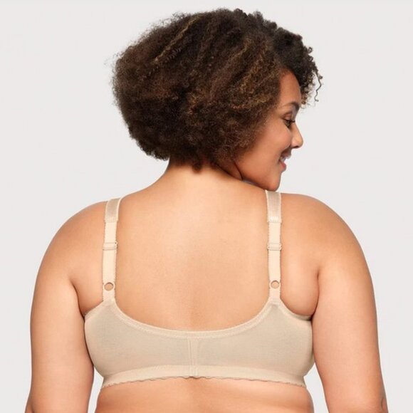 Glamorise MagicLift Front-Closure Support Bra in Blush Nude, 50DD - Picture 2 of 16